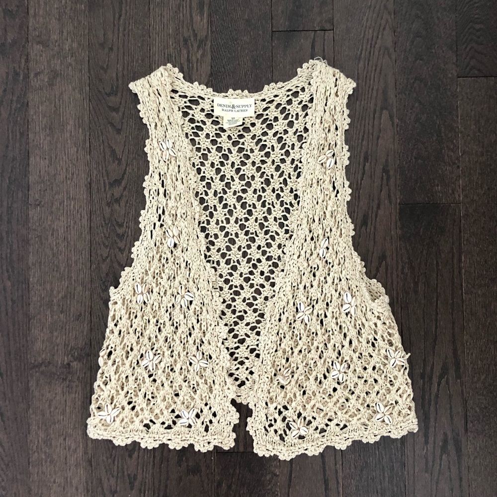 Vintage Ralph Lauren Denim & Supply Crochet Top